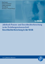 Jahrbuch Frauen- und Geschlechterforschung in der Erziehungswissenschaft