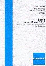 Cover-Abbildung des Buches 'Erfolg oder Mißerfolg?'