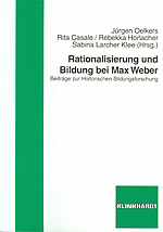 Cover-Abbildung des Buches 'Rationalisierung und Bildung bei Max Weber'