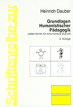 Cover-Abbildung des Buches 'Grundlagen Humanistischer Pädagogik'