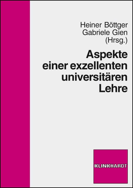 Cover-Abbildung des Buches 'Aspekte einer exzellenten universitären Lehre'