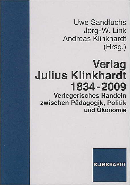 Cover-Abbildung des Buches 'Verlag Julius Klinkhardt 1834-2009'