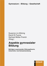 Cover-Abbildung des Buches 'Aspekte gymnasialer Bildung'