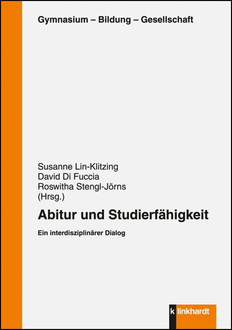 Cover-Abbildung des Buches 'Abitur und Studierfähigkeit'
