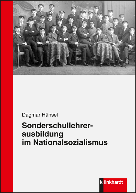 Cover-Abbildung des Buches 'Sonderschullehrerausbildung im Nationalsozialismus'