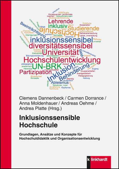 Cover-Abbildung des Buches 'Inklusionssensible Hochschule'