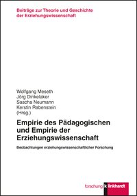 Cover-Abbildung des Buches 'Empirie des Pädagogischen und Empirie der Erziehungswissenschaft'