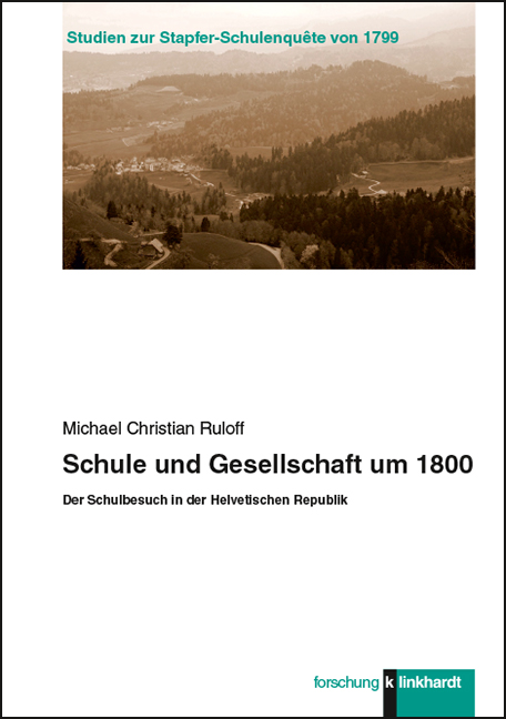 Cover-Abbildung des Buches 'Schule und Gesellschaft um 1800'