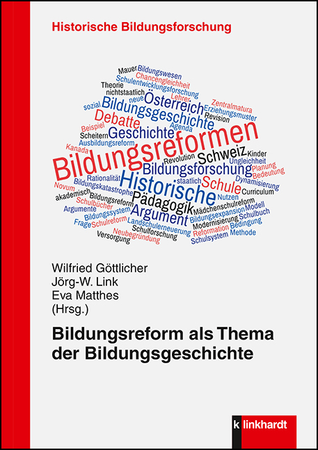 Cover-Abbildung des Buches 'Bildungsreform als Thema der Bildungsgeschichte'
