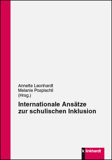 Cover-Abbildung des Buches 'Internationale Ansätze zur schulischen Inklusion'