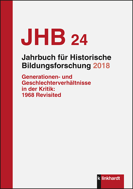 Cover-Abbildung des Buches 'Jahrbuch für Historische Bildungsforschung Band 24 (2018)'