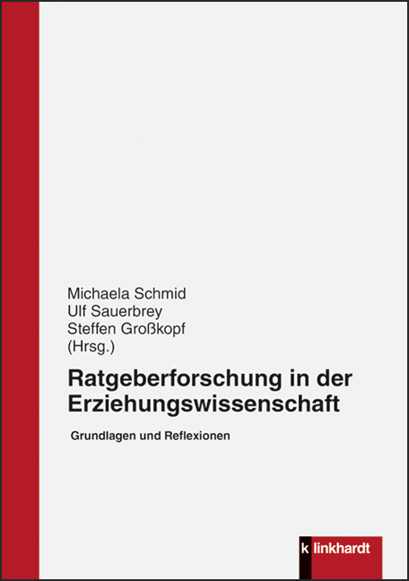 Cover-Abbildung des Buches 'Ratgeberforschung in der Erziehungswissenschaft'