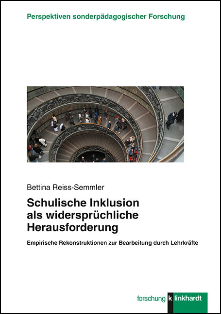 Cover-Abbildung des Buches 'Schulische Inklusion als widersprüchliche Herausforderung'