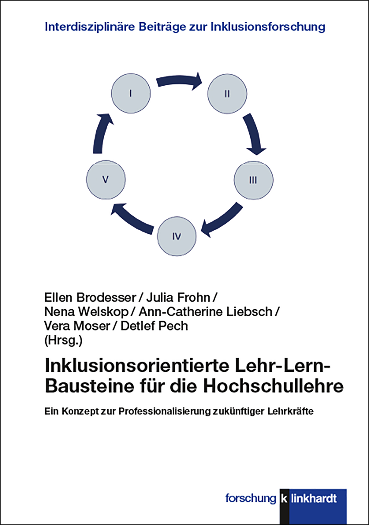 Cover-Abbildung des Buches 'Inklusionsorientierte Lehr-Lern- Bausteine für die Hochschullehre'
