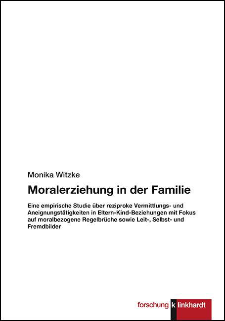 Cover-Abbildung des Buches 'Moralerziehung in der Familie'