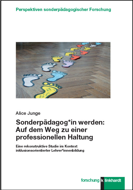 Cover-Abbildung des Buches 'Sonderpädagog*in werden: Auf dem Weg zu einer professionellen Haltung'