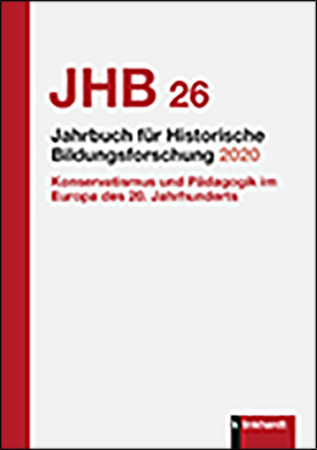 Cover-Abbildung des Buches 'Jahrbuch für Historische Bildungsforschung Band 26 (2020)'