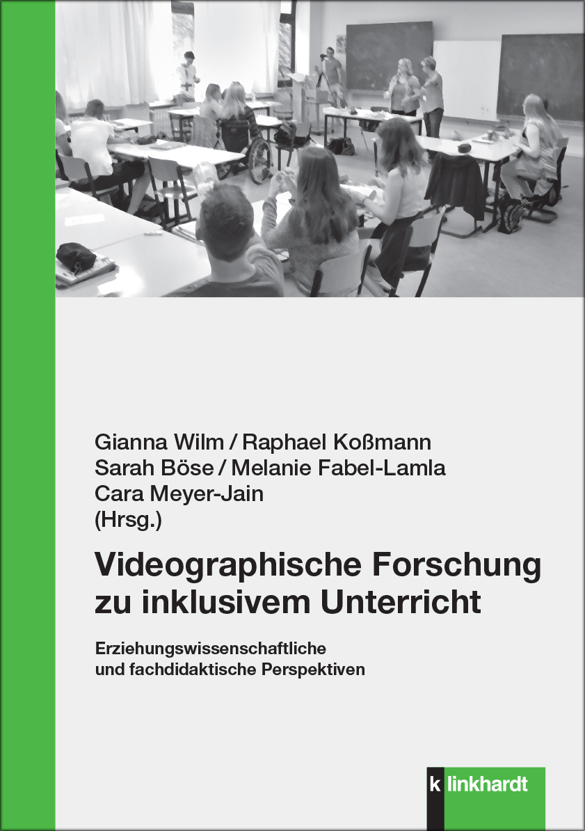 Cover-Abbildung des Buches 'Videographische Forschung zu inklusivem Unterricht'