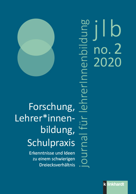 Cover-Abbildung des Heftes 'jlb 02/2020: Forschung, Lehrer*innenbildung, Schulpraxis'