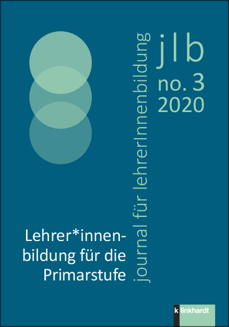 Cover-Abbildung des Heftes 'jlb 03/2020: Lehrer*innenbildung für die Primarstufe'