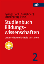 Cover-Abbildung des Buches 'Studienbuch Bildungswissenschaften 2'