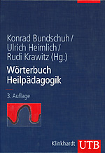 Cover-Abbildung des Buches 'Wörterbuch Heilpädagogik'