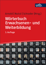 Cover-Abbildung des Buches 'Wörterbuch Erwachsenen- und Weiterbildung'