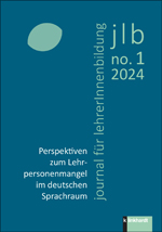 Cover-Abbildung des Heftes 'jlb 01/2024: Perspektiven zum Lehrpersonenmangel im deutschen Sprachraum'