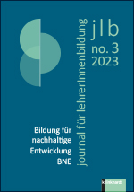 Cover-Abbildung des Heftes 'jlb 03/2023: Bildung für nachhaltige Entwicklung BNE'