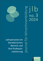 Cover-Abbildung des Heftes 'jlb 03/2024: Lehrpersonen im künstlerischen Bereich und ihre Professionalisierung'