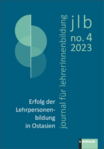 Cover-Abbildung des Heftes 'jlb 04/2023: Erfolg der Lehrpersonenbildung in Ostasien'